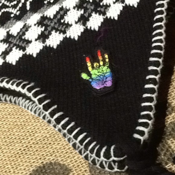 NWT Jerry Garcia 4.5 on NWT Unisex Iris Winter Hat - Picture 2 of 4